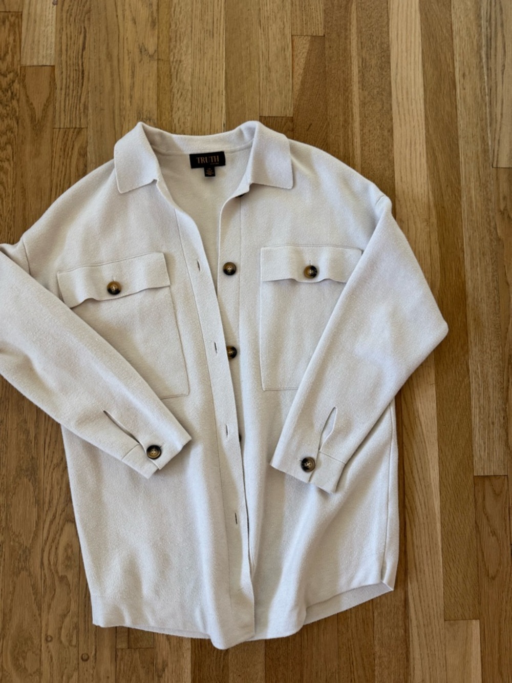 Truth Button-Front Overshirt Jacket